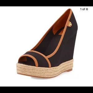 NIB Tory Burch Majorca wedge sandal. Size 9.5